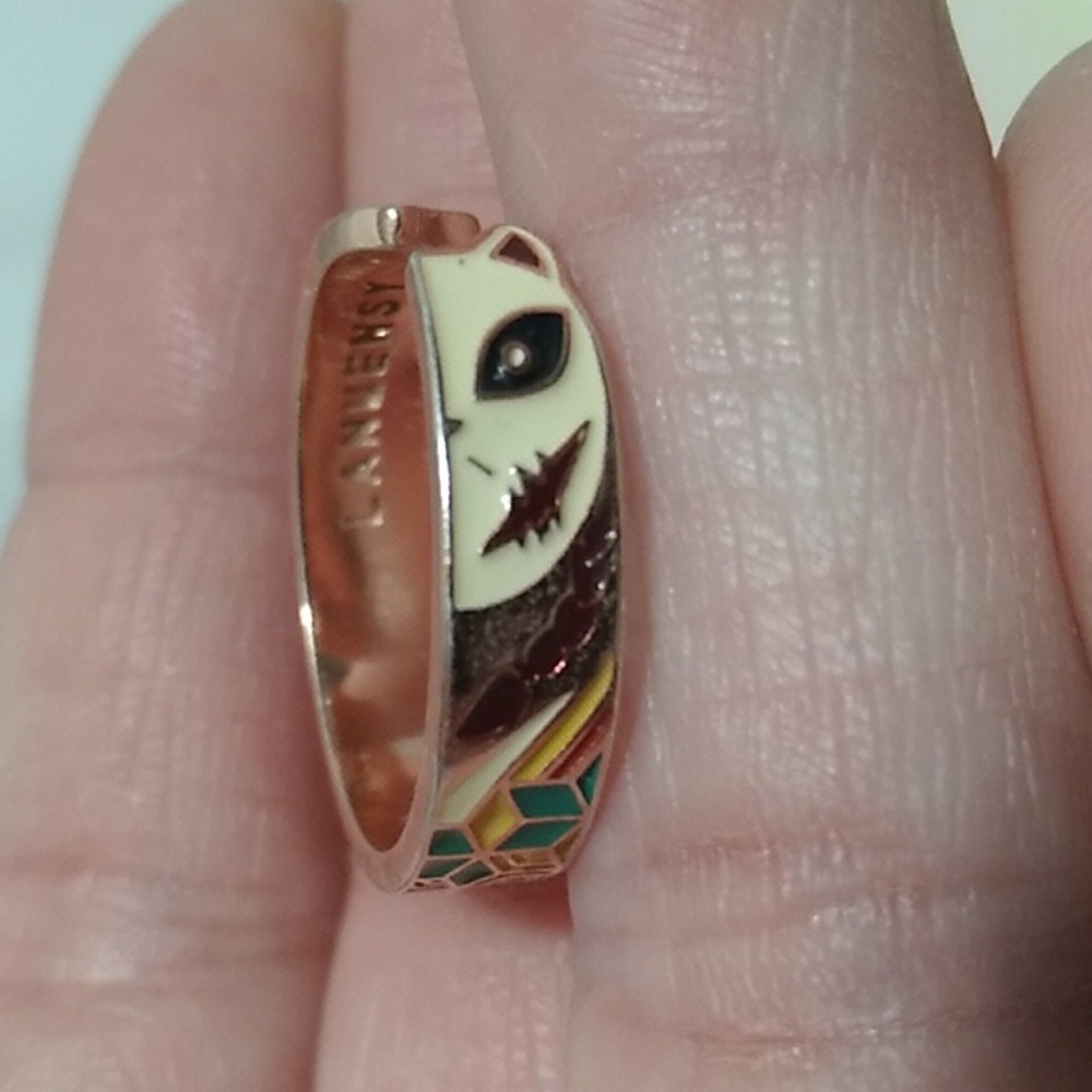 LANMENSY Demon Slayer Anime Ring 18kt Rose Gold Over 925 Sterling Silver Sz.7 - Picture 4 of 12